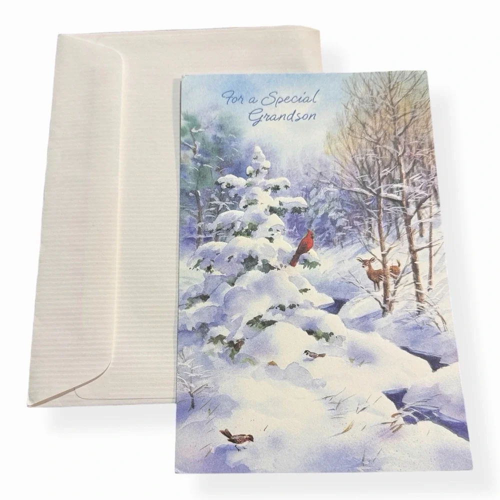 Vintage‎ Hallmark Christmas Card for Grandson